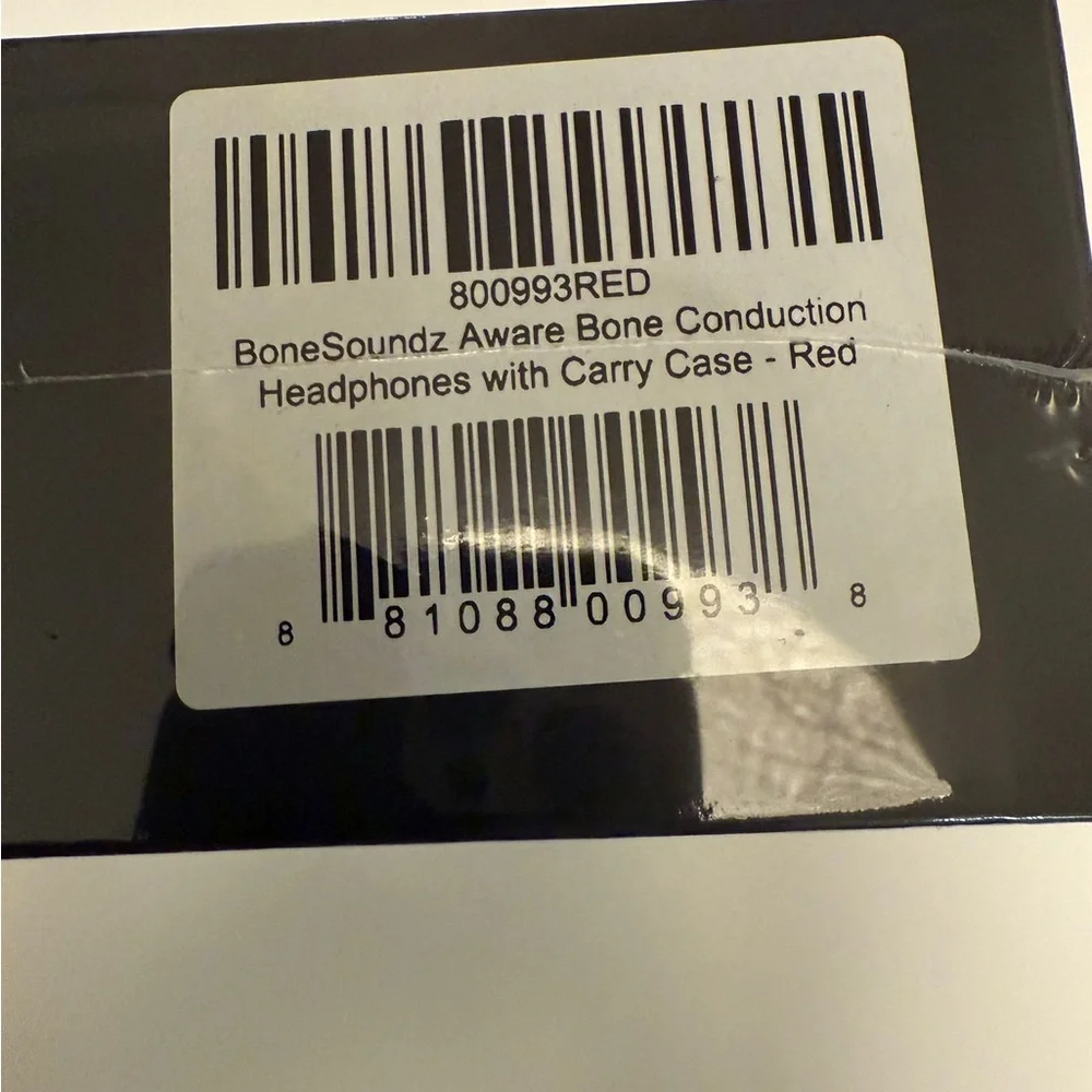 Wireless Red Bone Conduction Headphones